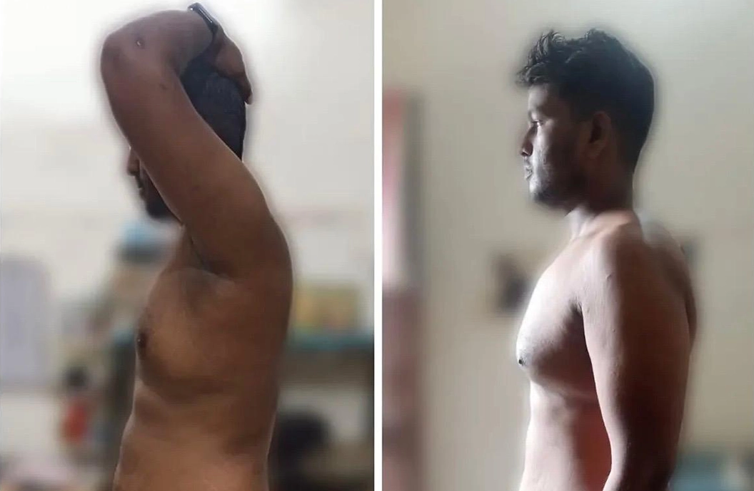 Fitness transformation comparison 2